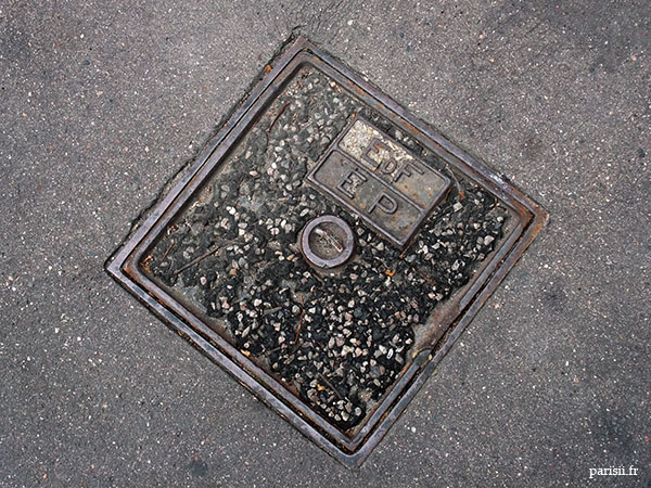 Une plaque d'EdF Une plaque d'EdF